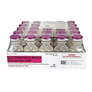 bacteriostatic water 30ml 25/case